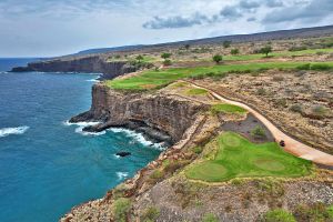 Manele 12th Back Tee Aerial